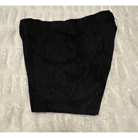 Faded Glory Black Slim Fit Shorts Polyester Cotton Blend Women's Size M (8-10) - Picture 3 of 11